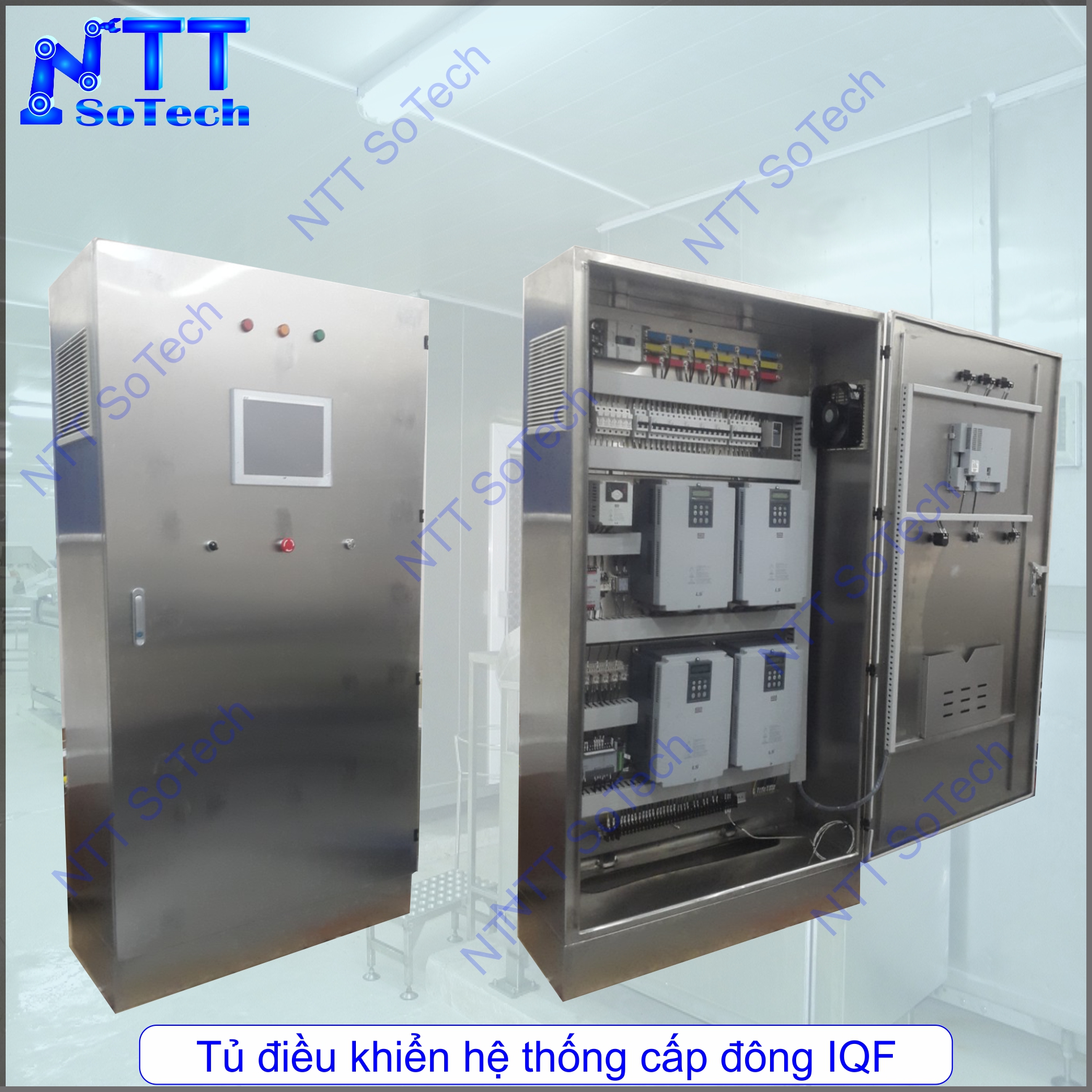 Tủ điều khiển hệ thống cấp đông IQF